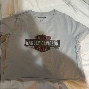 Harley Davidson cropped t size L